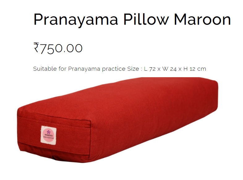 Pranayama Pillow Maroon