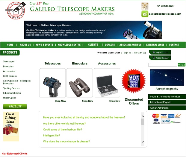Galileo Telescope Makers