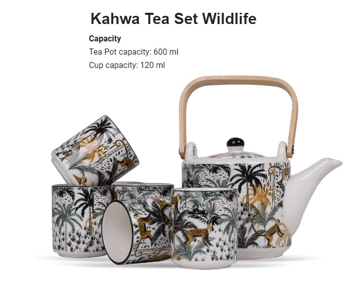 Kahwa Tea Set Wildlife